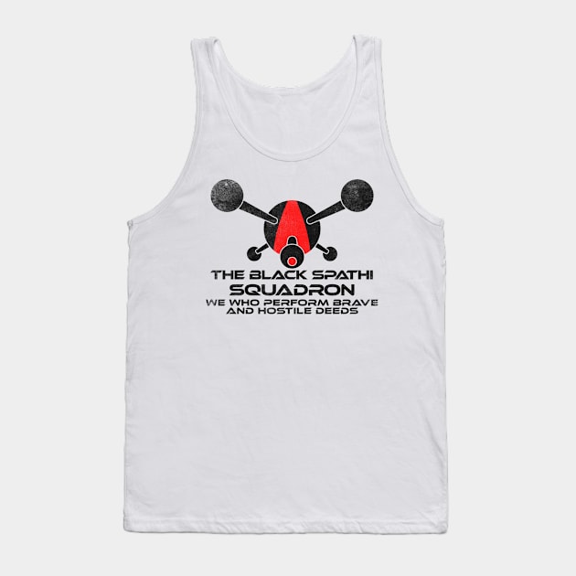 Black Spathi Squadron Tank Top by talenlee